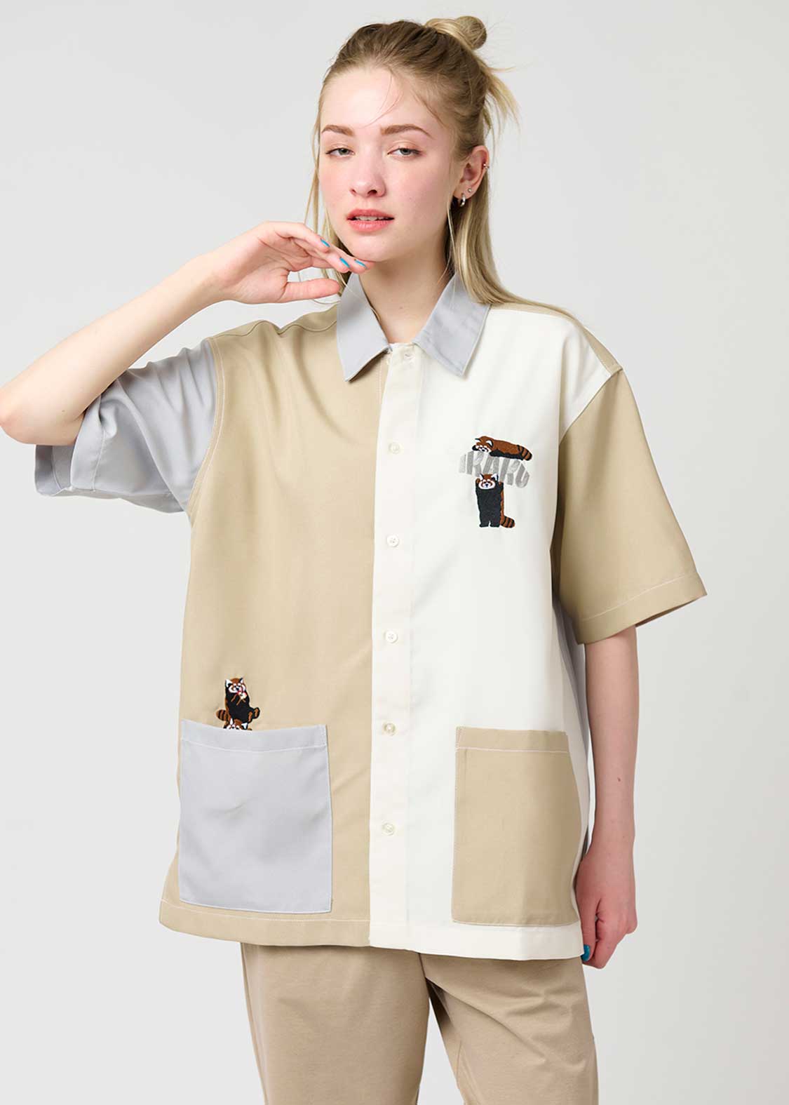 いっしょに鍵をかけよう！｜ルーズフィット半袖シャツ｜ユニセックス