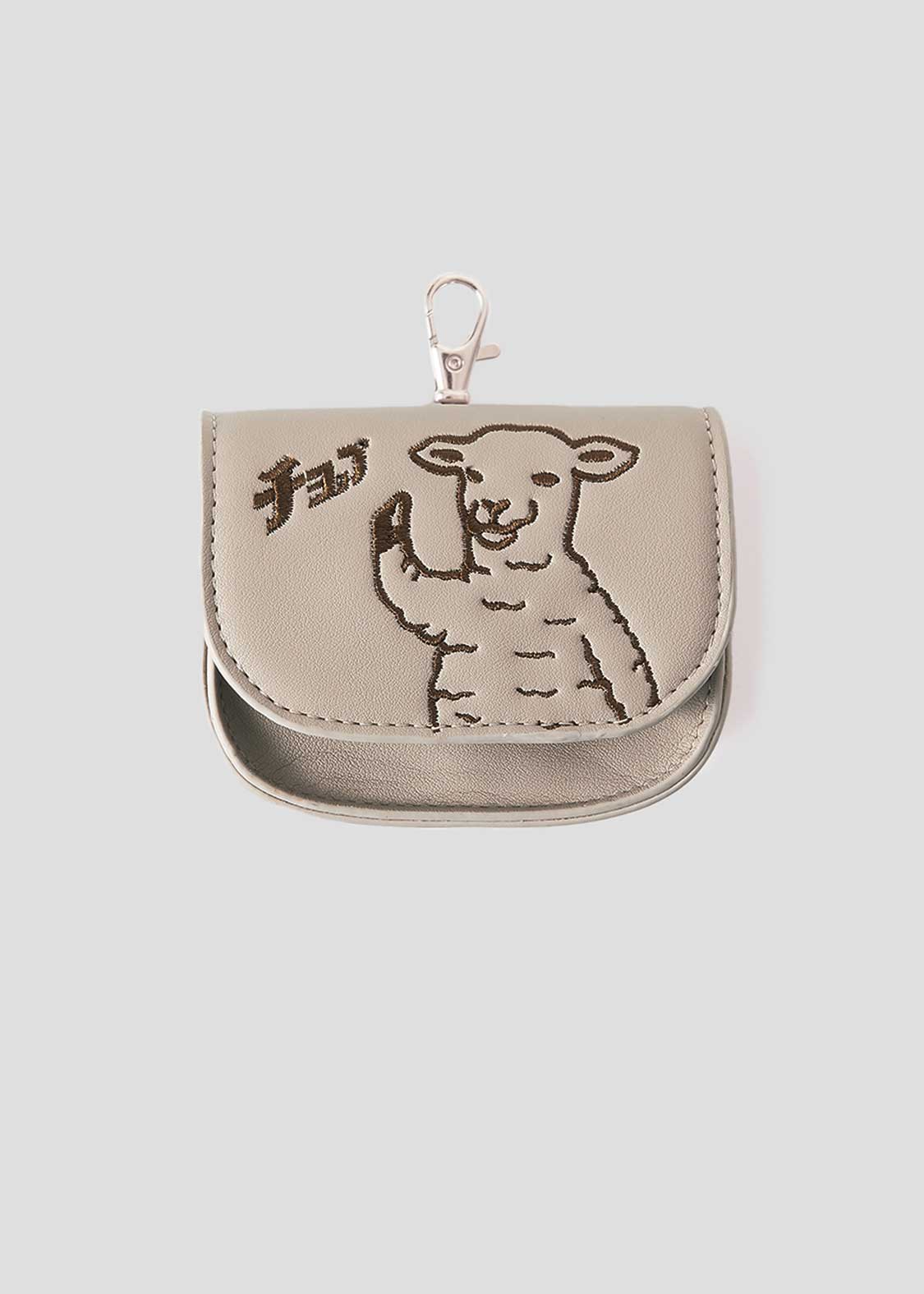 ラムチョップ｜フェイクレザーカスタムポーチ｜ユニセックス｜グラニフ