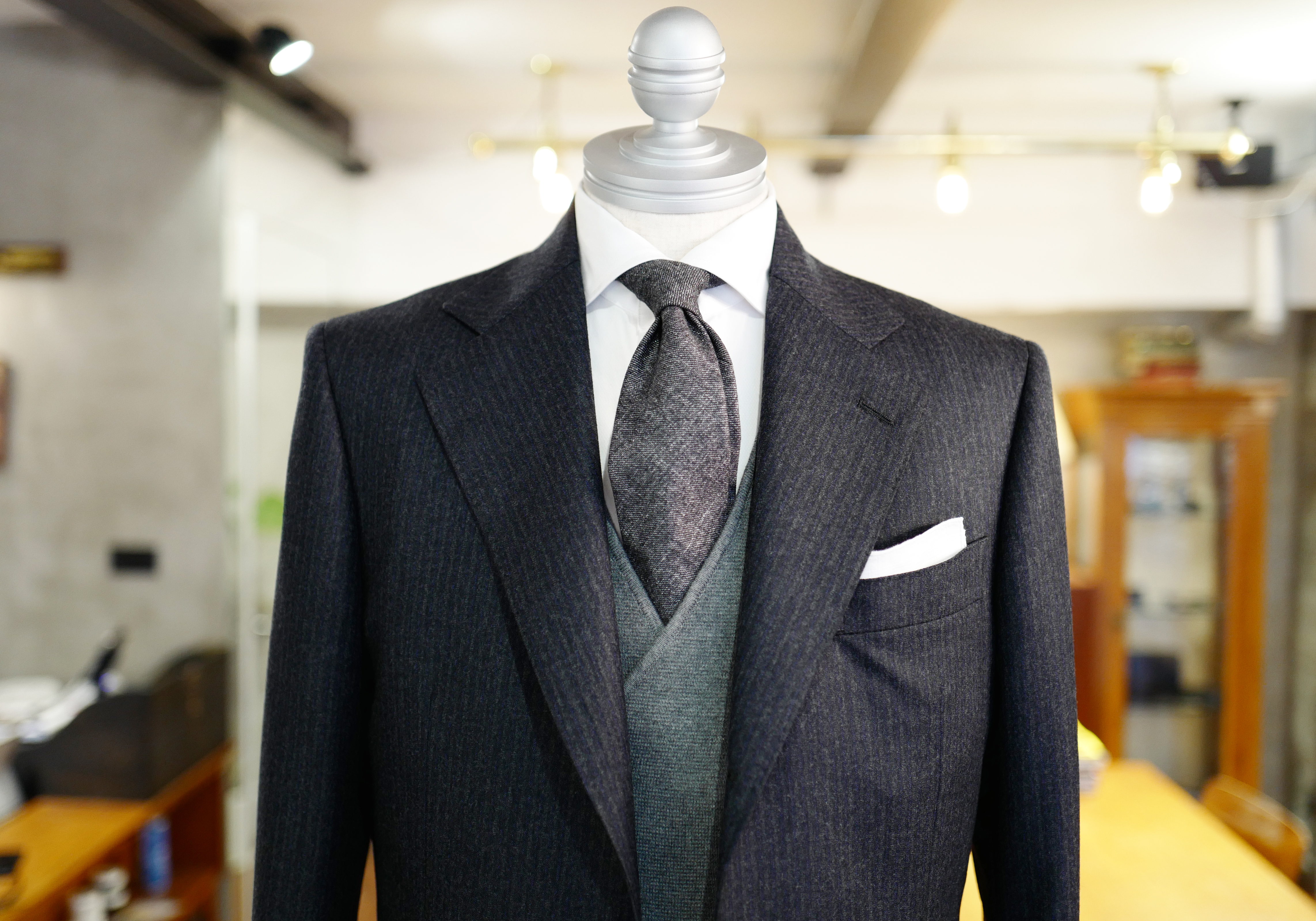 オーダースーツ】CANONICO（カノニコ）WOOL100% Super120's Flannel