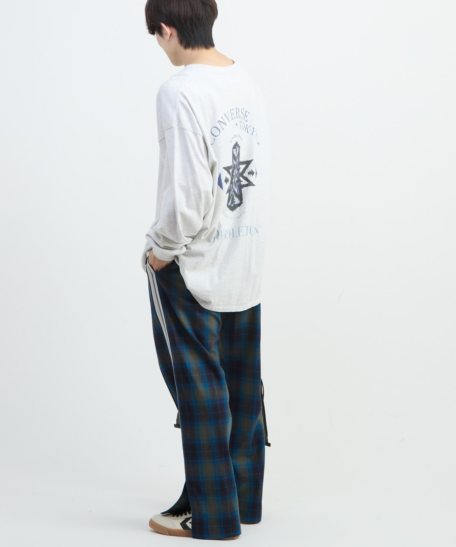 PENDLETON】SIDELINE CHECKED TRACK PANTS (SET-UP)｜CONVERSE TOKYO