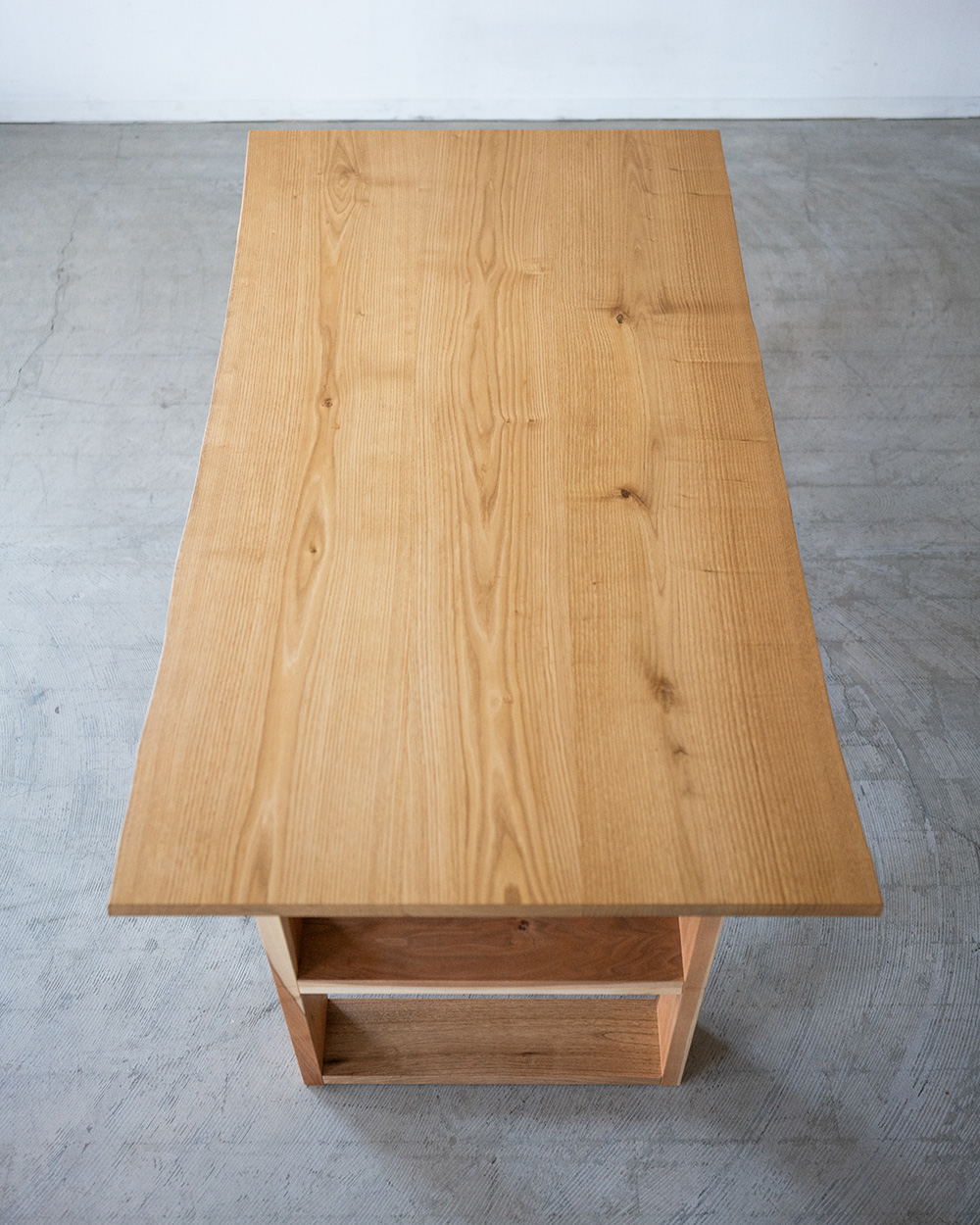 moricara 栗(ｸﾘ) 耳付きハギテーブル天板W1500 / オイル塗装［送料込み