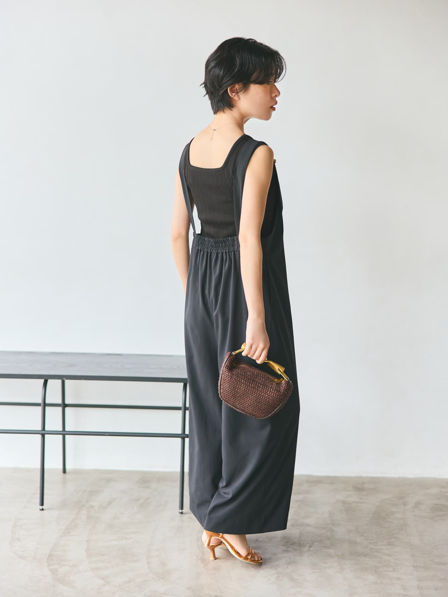 サスペンダーオールインワン | 小柄・低身長女性向けファッション通販