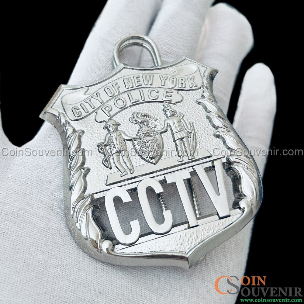 NYPD CCTV Officer Shield New York Police Badge Creative Retirement