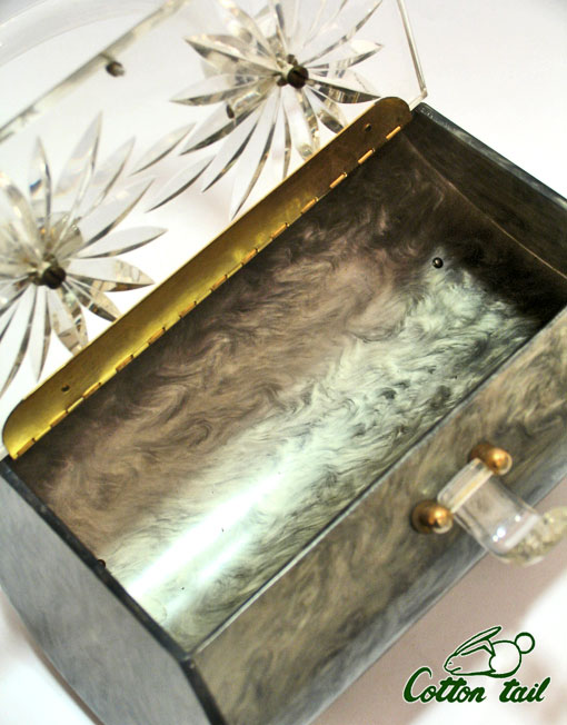 Gilli ヴィンテージ ルーサイト プラスチック バッグ | アンティークス