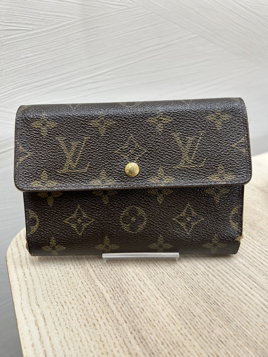 LOUIS VUITTON】ルイ ヴィトン ポルトトレゾール・エテュイ パピエ 三