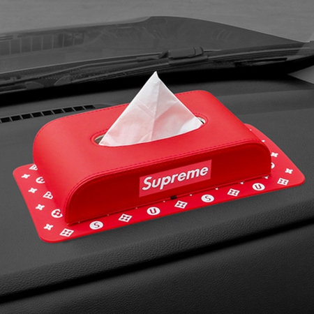 Supreme シュプリーム ロゴ入り ティッシュボックス お洒落 インテリア