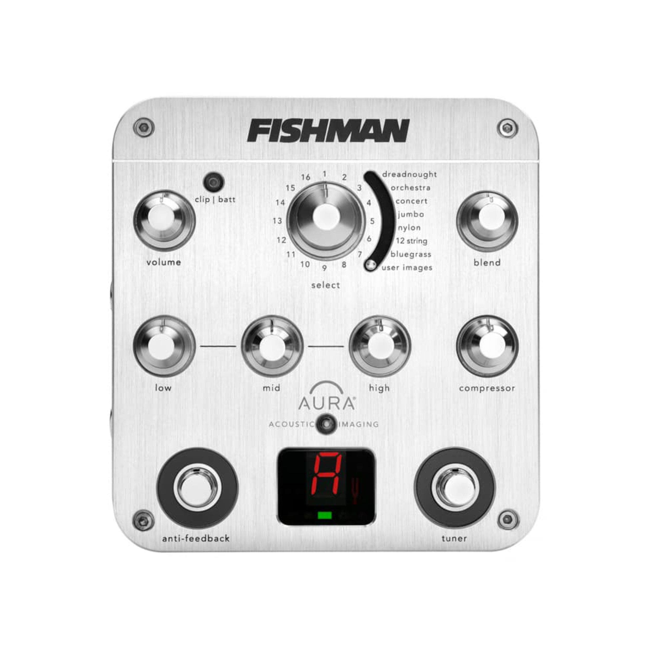 FISHMAN AURA SPECTRUM DI - TUNER / EQ / COMPRESSOR PEDAL - PRO