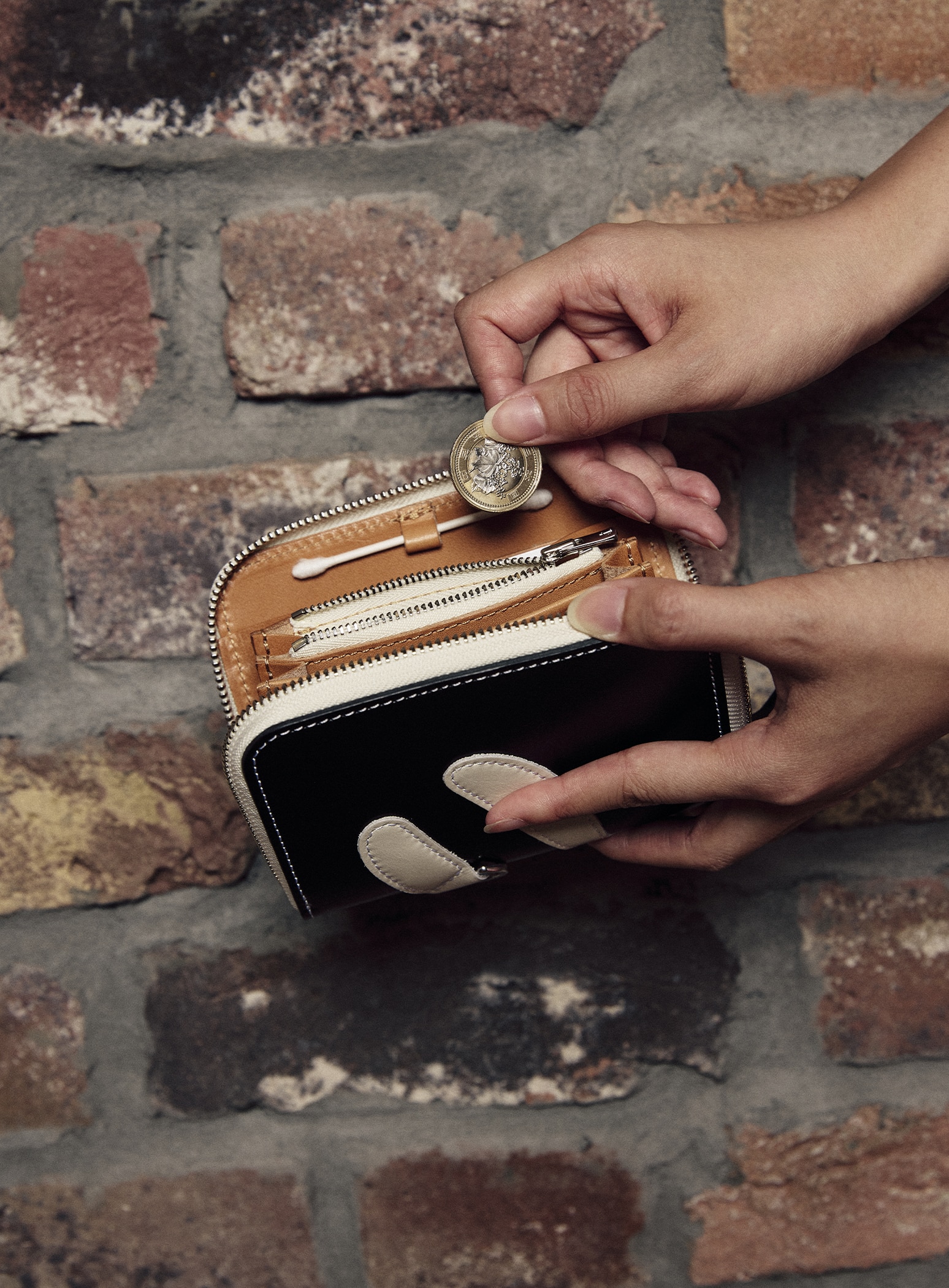 レザーロングウォレット SHORT｜ウサギがいる｜CUNE ONLINE STORE