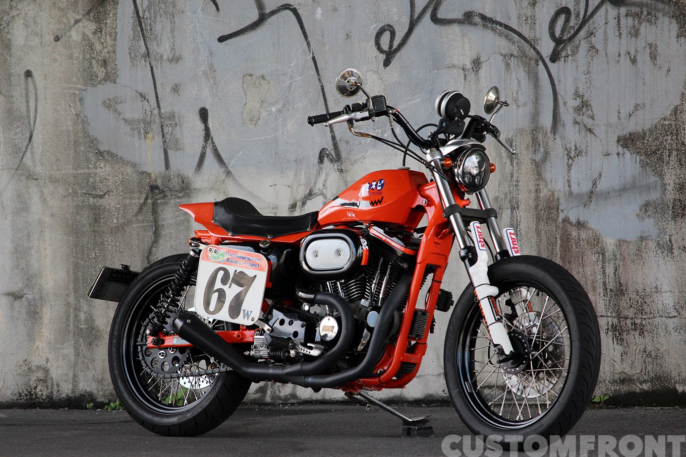 ハーレー スポーツスター XLH883 1993のダートトラッカーカスタム