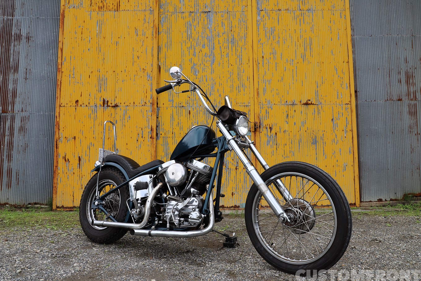ハーレー パンヘッド1964のチョッパーカスタム・ブートレグ&ブルコ