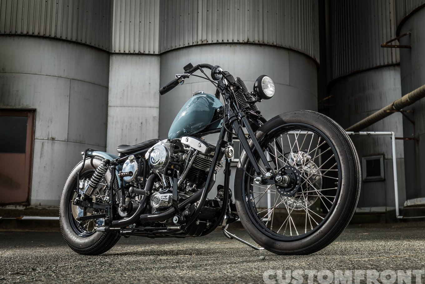 ハーレー ショベルヘッドの74スプリンガーチョッパー FXS 1980年・カツ
