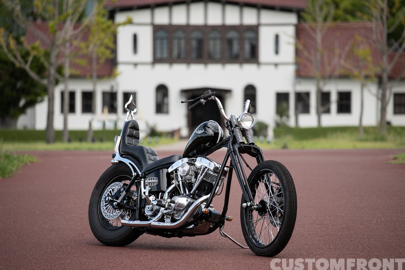 Groove Worksの4速ショベルヘッドのショーバイクチョッパー FXWG 1981