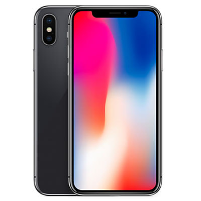 SIMロック解除済】au iPhoneX A1902 (MQAX2J/A) 64GB スペースグレイ