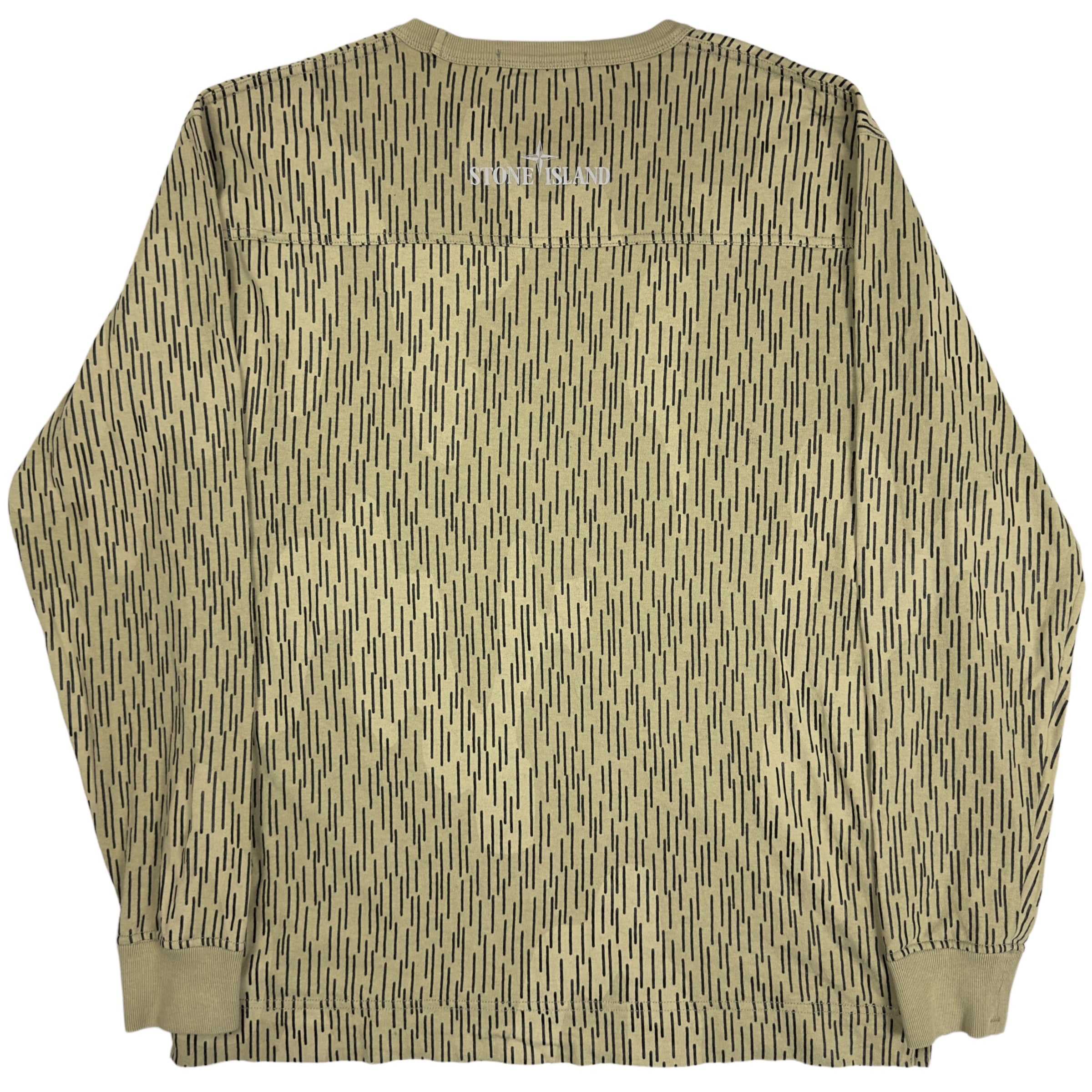 A/W 21 Stone Island Rain Camo Reflective Crewneck Sweater - Medium