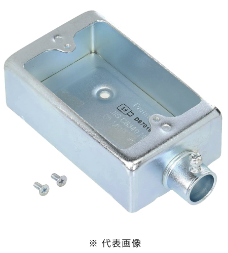 電材 BLUEWOOD / パナソニック DS70191K ねじなし露出スイッチボックス