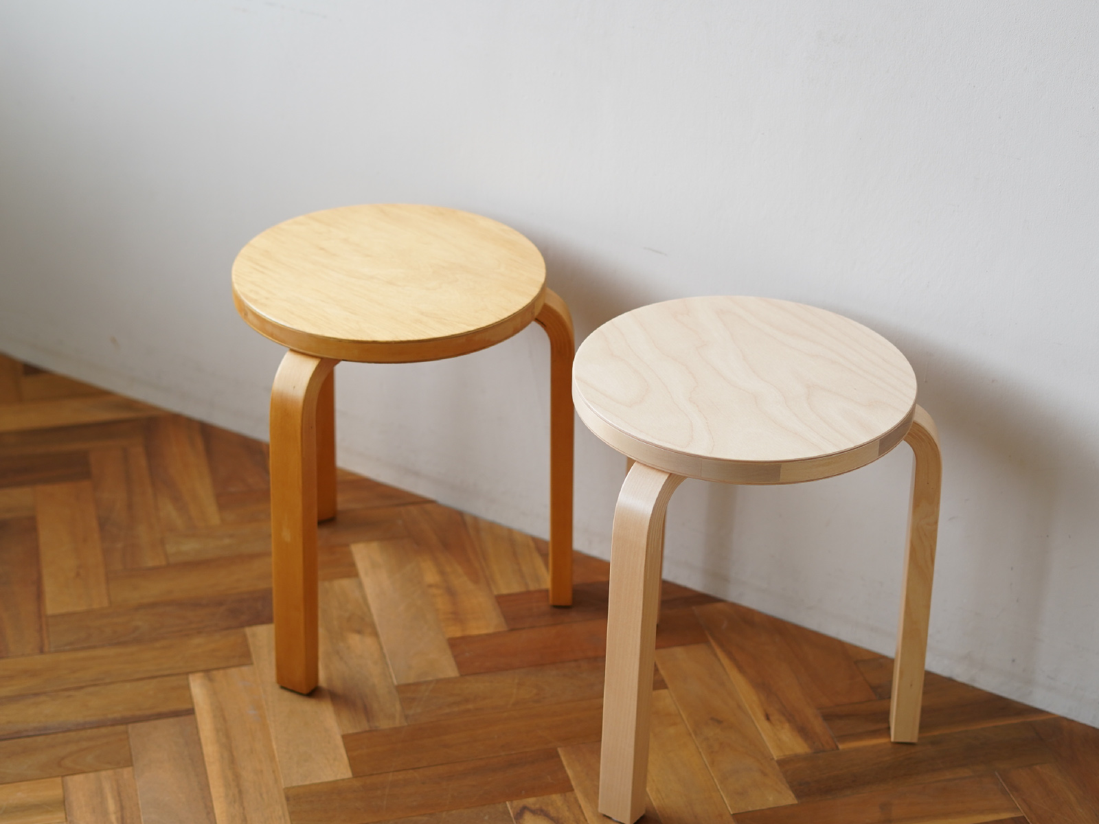 artek (アルテック) STOOL E60（スツールE60） 4本脚 ナチュラル