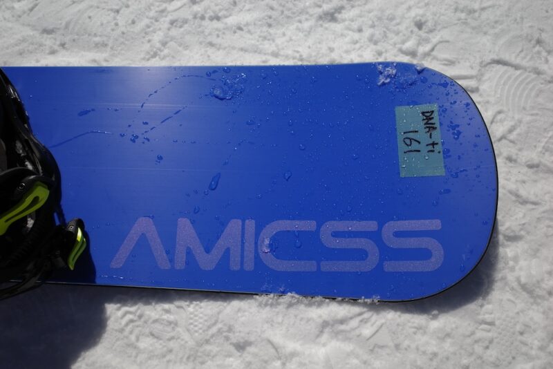 24/25シーズンモデル試乗 AMICSS DNA Ti 161 | スノーボード情報サイト