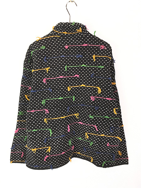 レディース 古着 New Directions カラフル 異素材織り グアテマラ