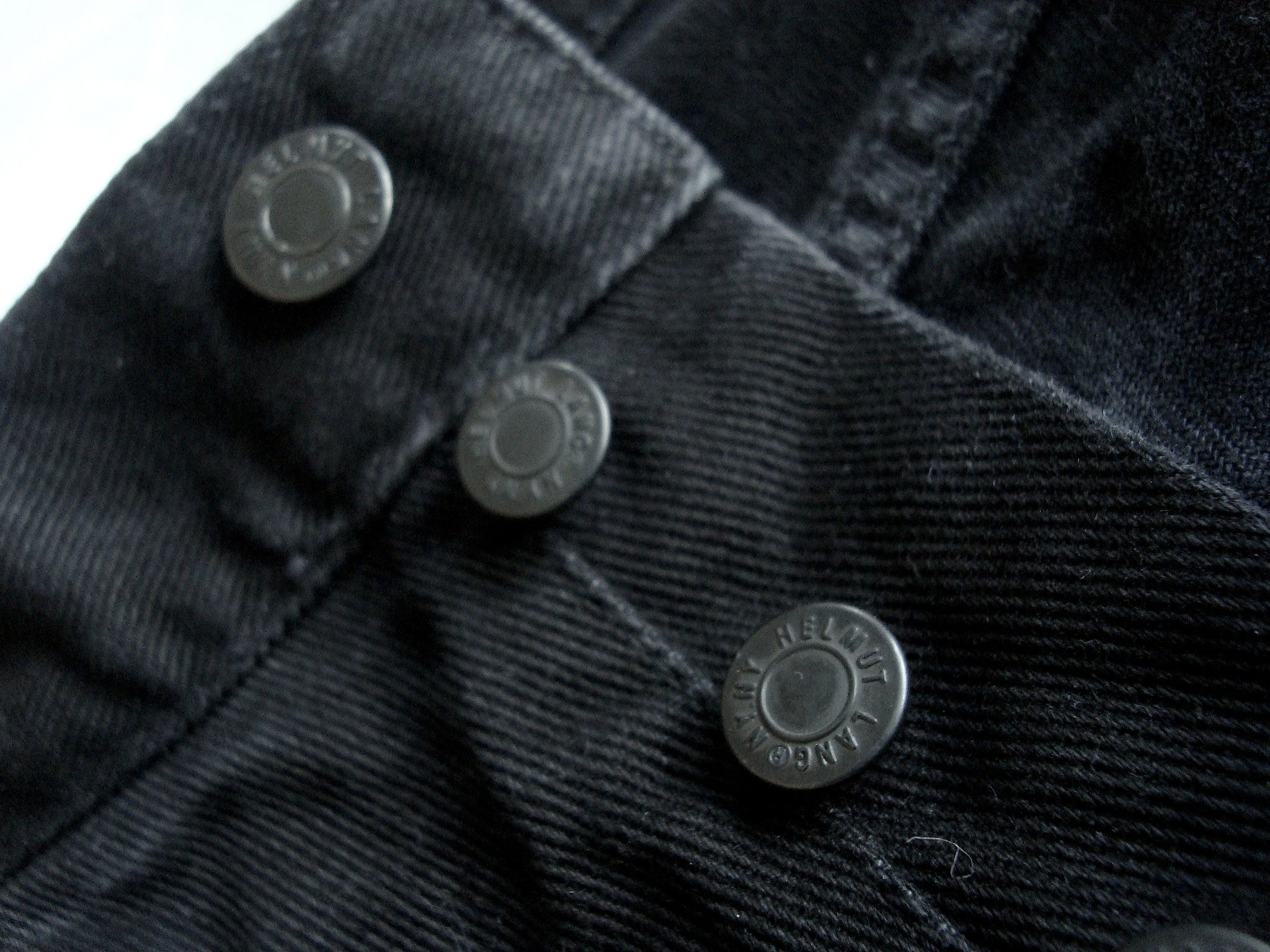 Helmut Lang 2003 Classic Jeans with Rubber Tape Applications – ENDYMA