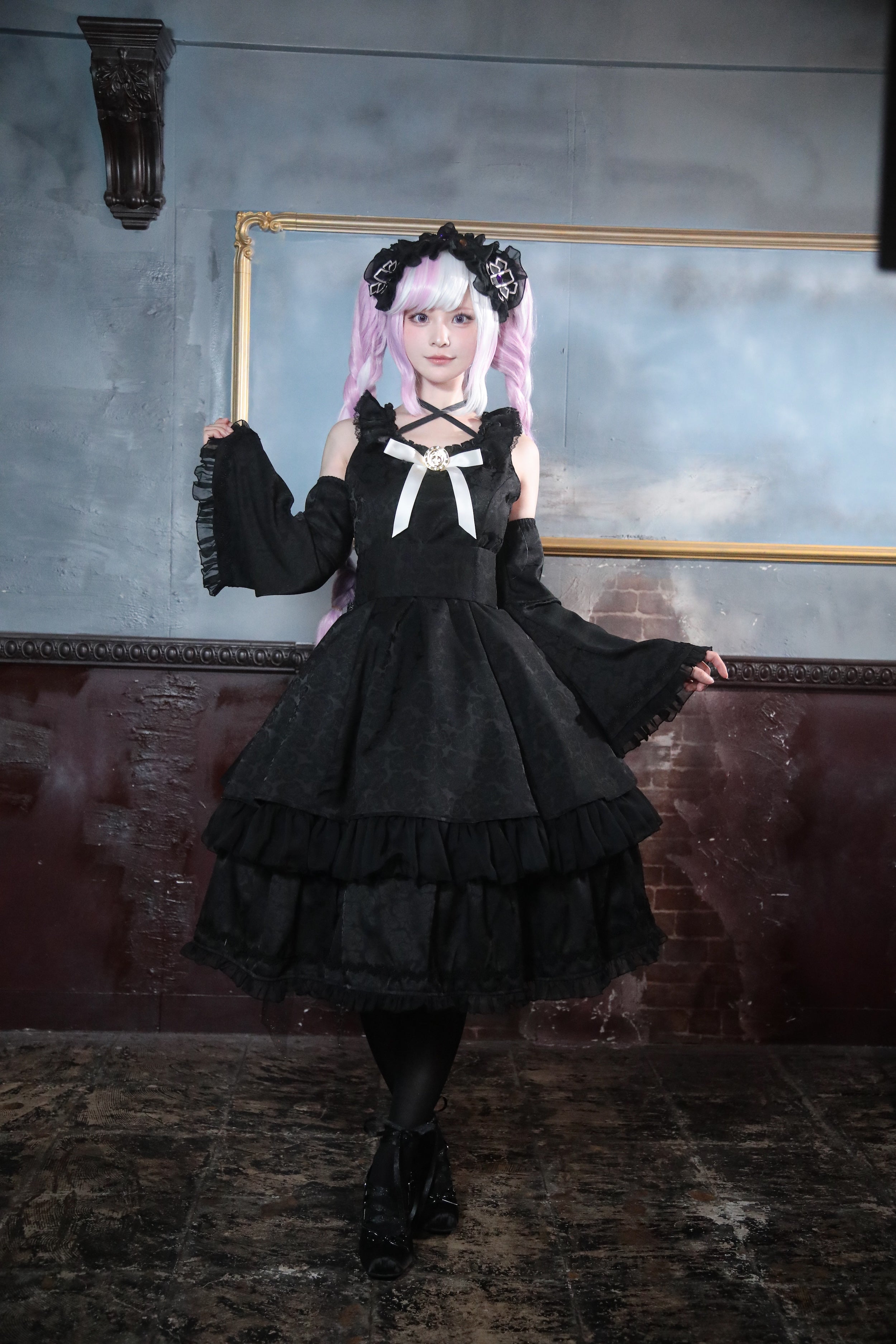 死に神ちゃん ワンピース・スカートセット【超探偵事件簿 レインコード