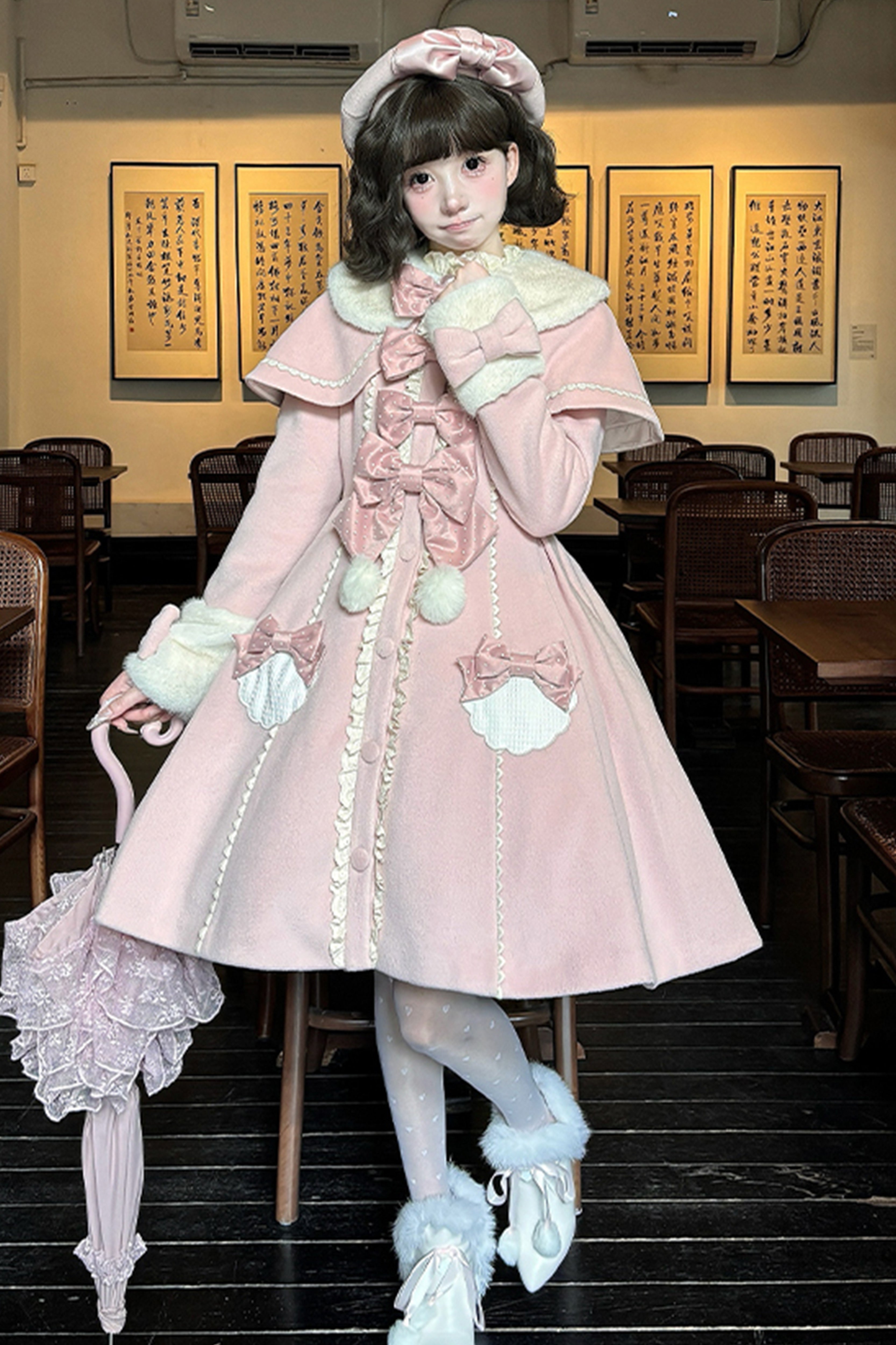 受注予約~11/9】Cookies ケープリボンコート【櫻姫】 – Epetice