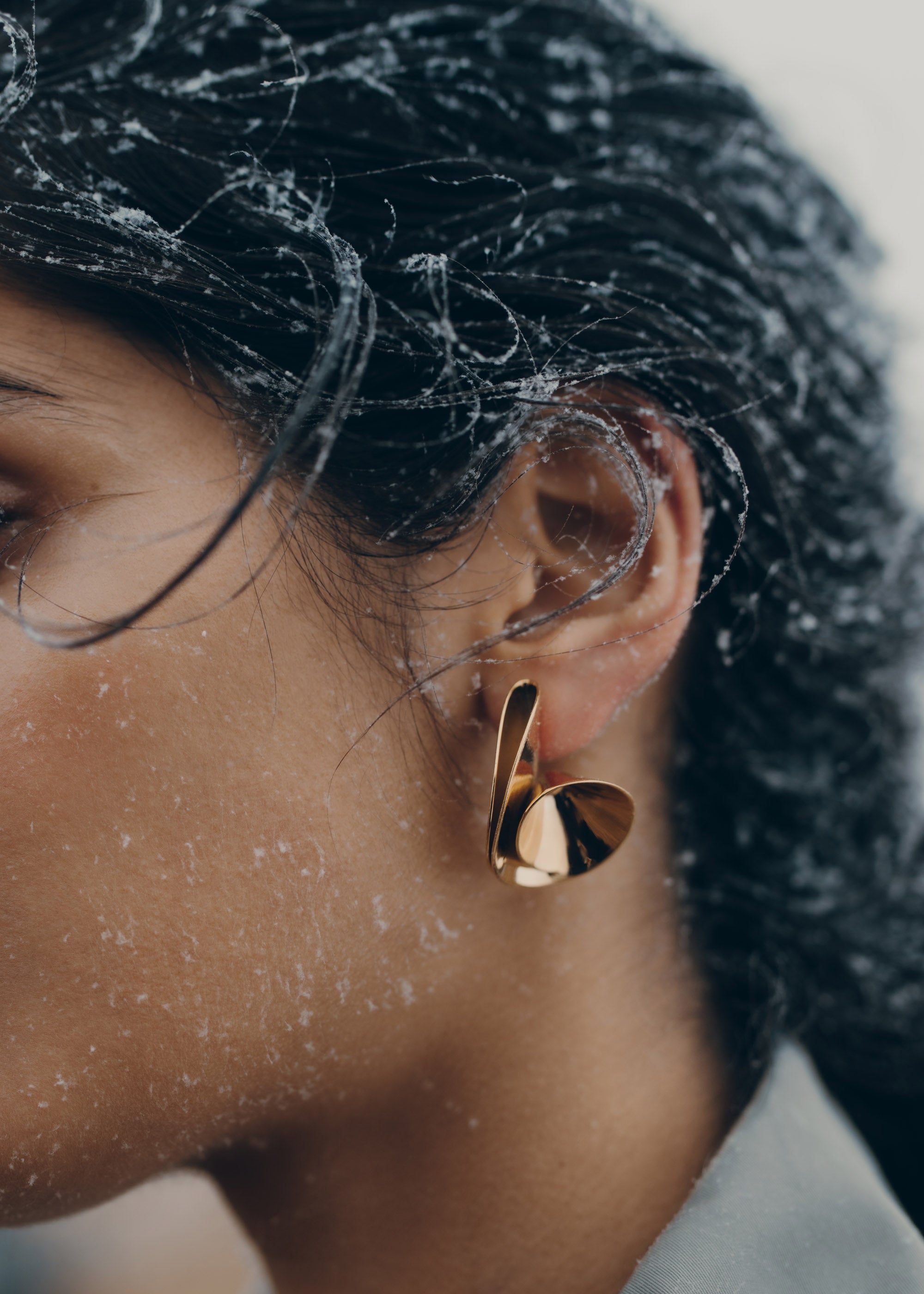 Polène | Earrings - Éole - 24 carat gold gilded ​ – Polène EU