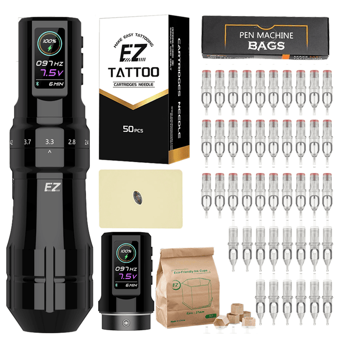 EZ P3 Pro 調整可能ストローク ワイヤレス タトゥー ペン ベーシック