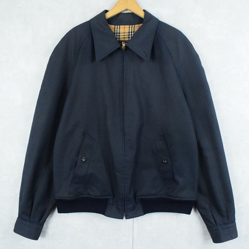 80s 80年代 バーバリー コットン 紺 ネイビー │ヴィテージ古着屋Feeet