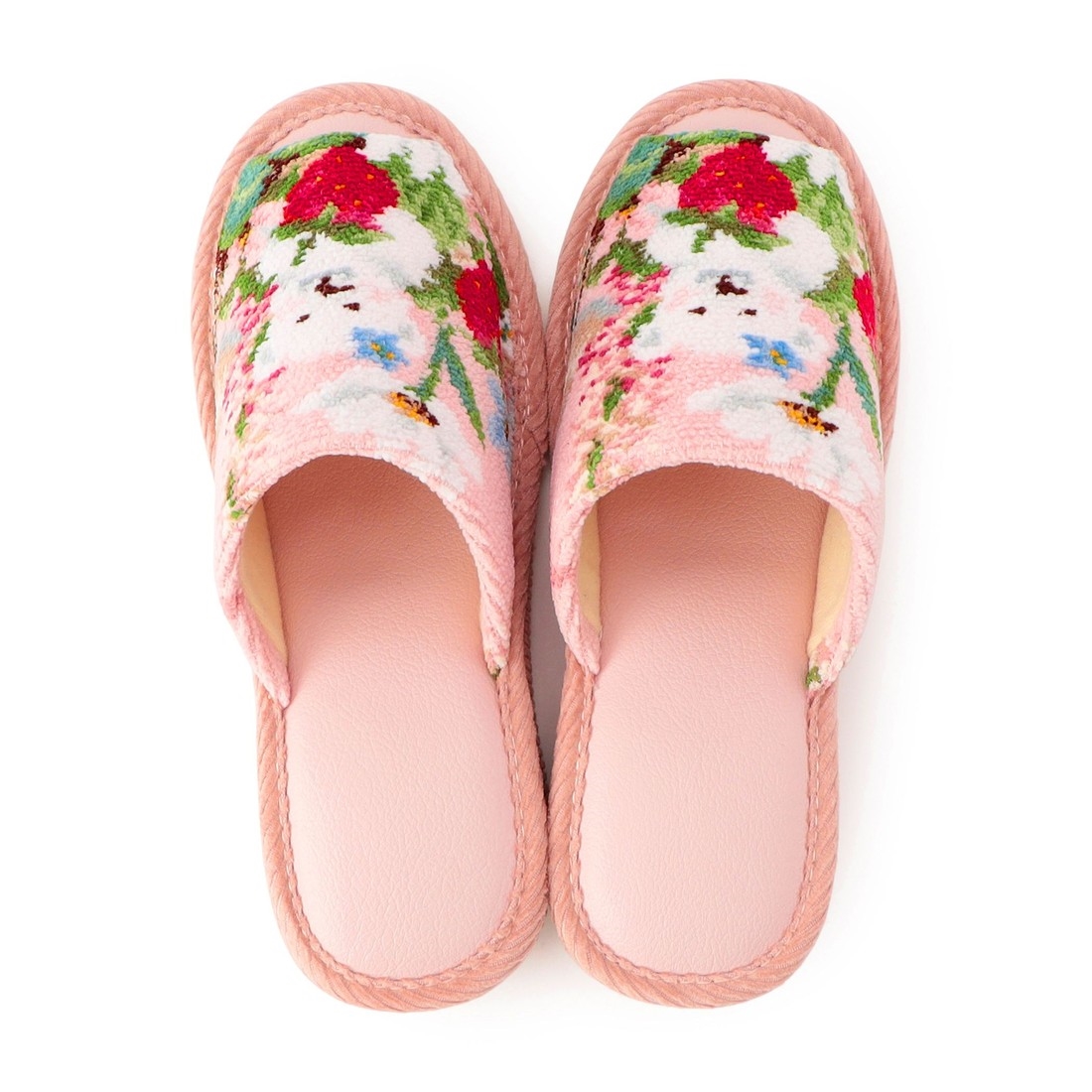 ハブアワンダフルデイ！ ヒールスリッパ HWD-241491(ペールピンク