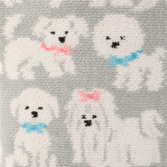 モフモフワンチャン バッグ L/MWC-257369(シルバーグレー): LOVERARY