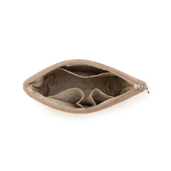 ラブラリーハート 舟型ポーチM L/LRH-257147(ベージュ): LOVERARY BY