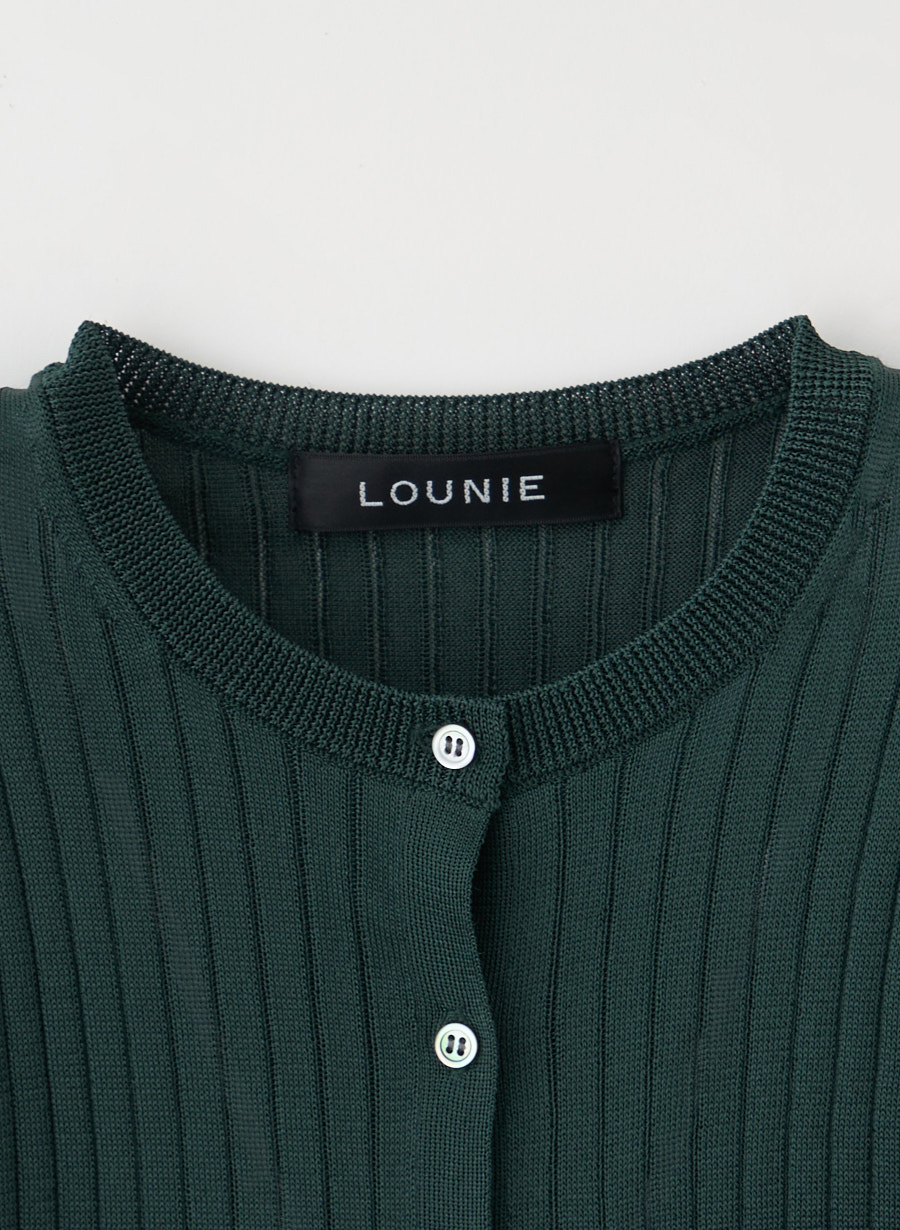 EC限定色】アセテートリブカーディガン｜LOUNIE（ルーニィ）公式サイト
