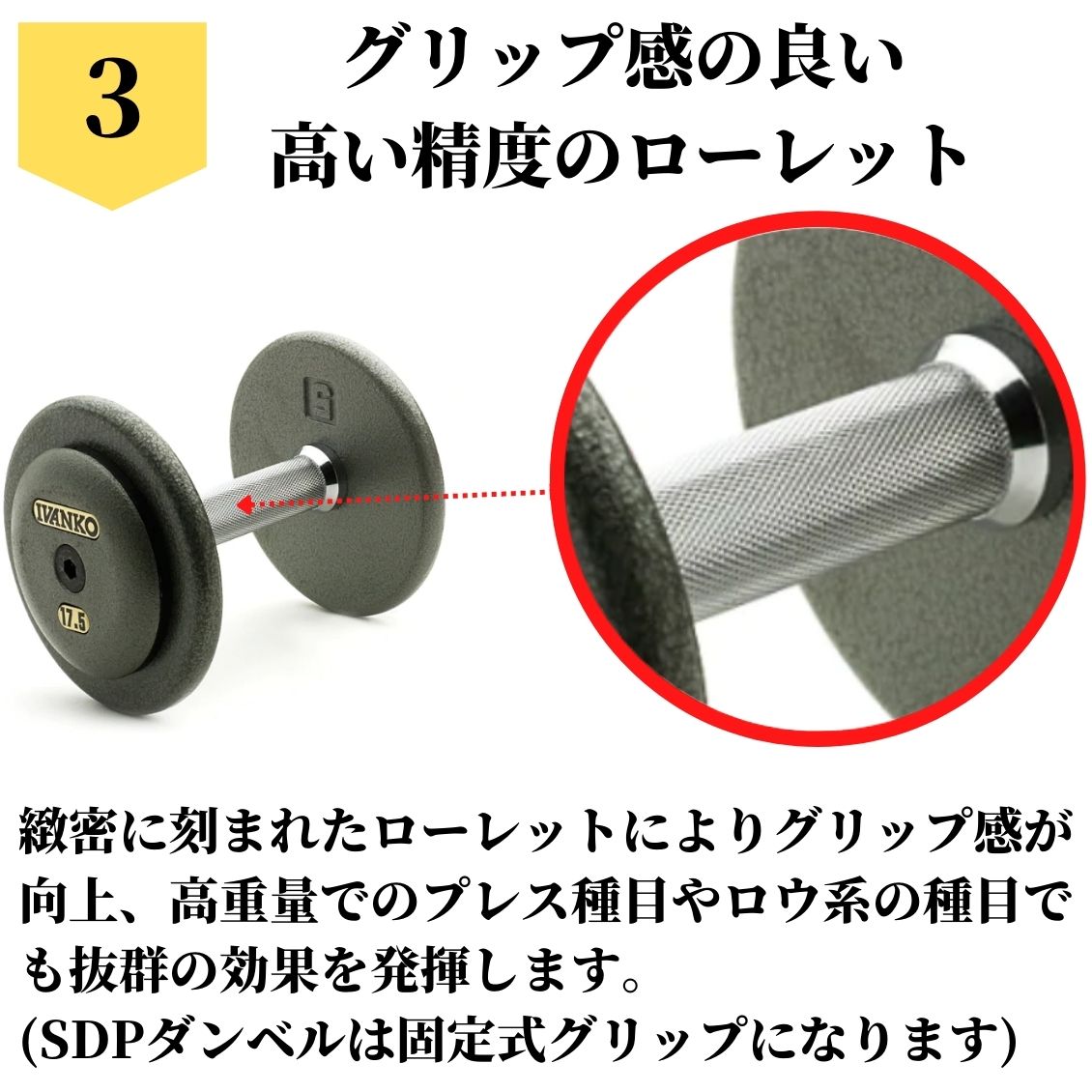 IVANKO(イヴァンコ) SDP セットダンベル(ペイント)【受注発注品