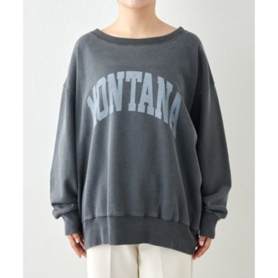 Whim Gazette(ウィム ガゼット)のピグメントロゴウラケプルオーバー