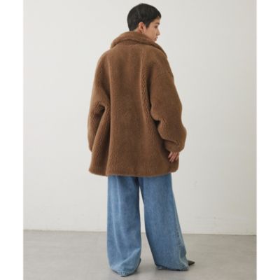 Whim Gazette(ウィム ガゼット)の【THE PAUSE】ボアダブルコート通販