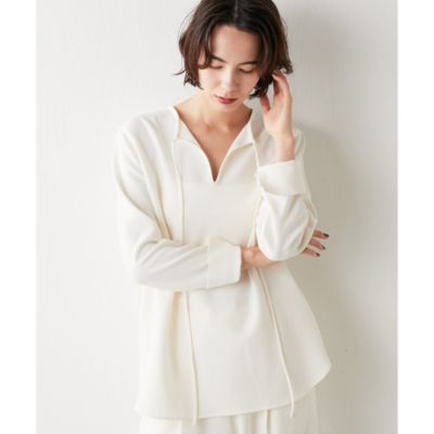 Whim Gazette(ウィム ガゼット)のダブルクロスプルオーバー通販