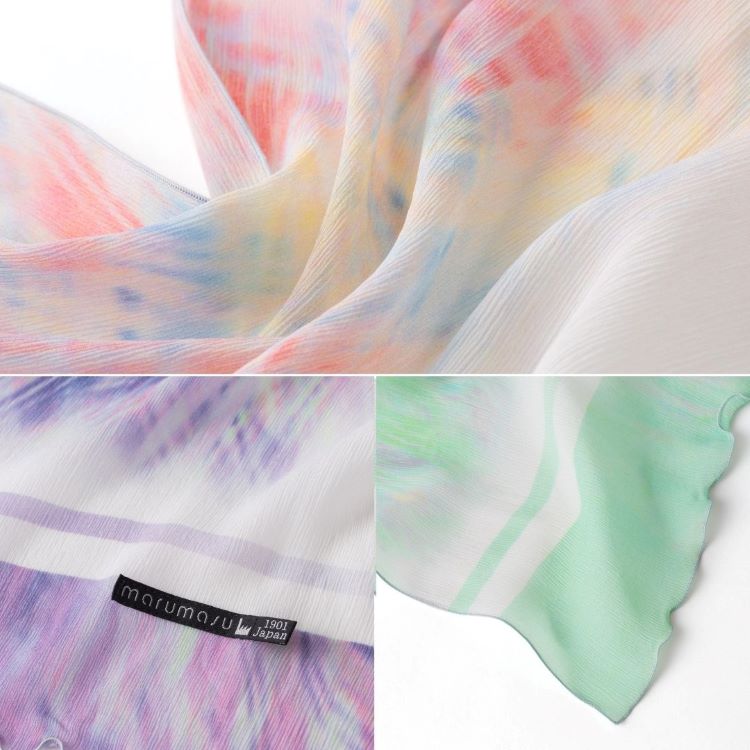 丸枡染色】シルク100% ストール | 藤巻百貨店