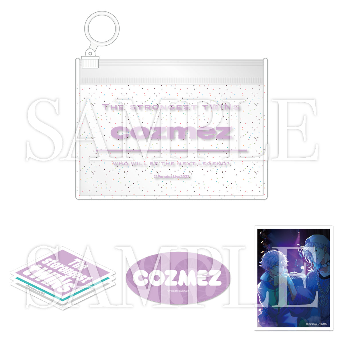 Paradox Live REVOLUTION オフショット ステッカー＆スライダーポーチ