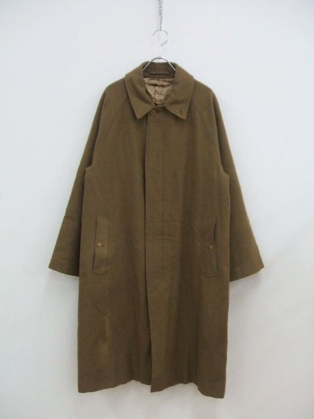 COMOLI S03-04009 リネンウール バルカラーコート ステンカラーコート