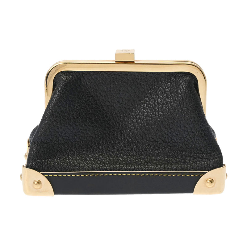 ルイヴィトンスハリ ポルトモネヴィエノワ がま口小銭入れ ノワール