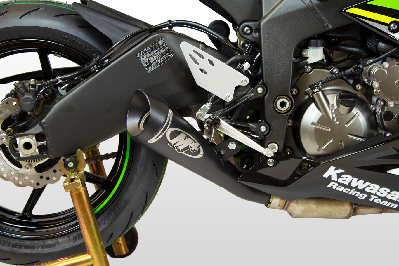 M4 Exhaust ZX-6R 2009-2026 スリップオン GP19 ブラック
