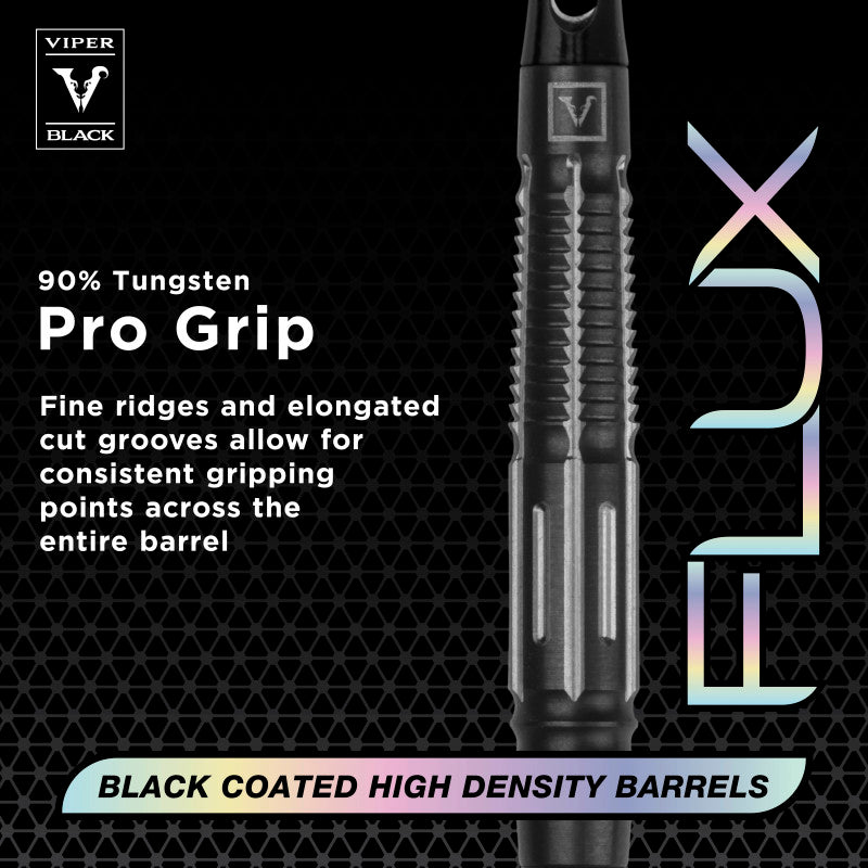 Viper Black Flux 90% Tungsten Steel or Soft Tip Conversion Darts