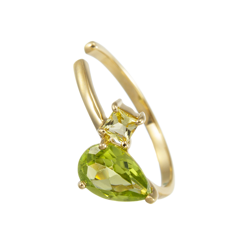 K18YG ペリドット チャーム PE 約6.00ct ｜ JEWELRY SQUARE