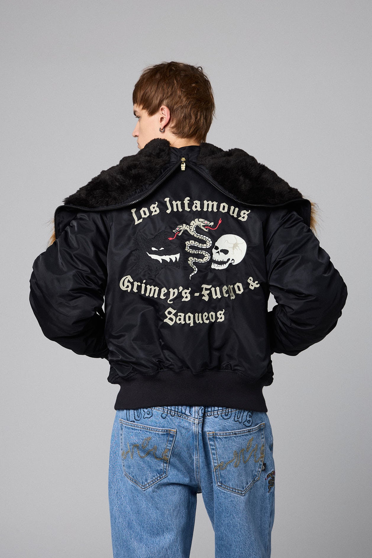 THE PLANET N-2B FLIGHT JACKET BLACK – Grimey Store