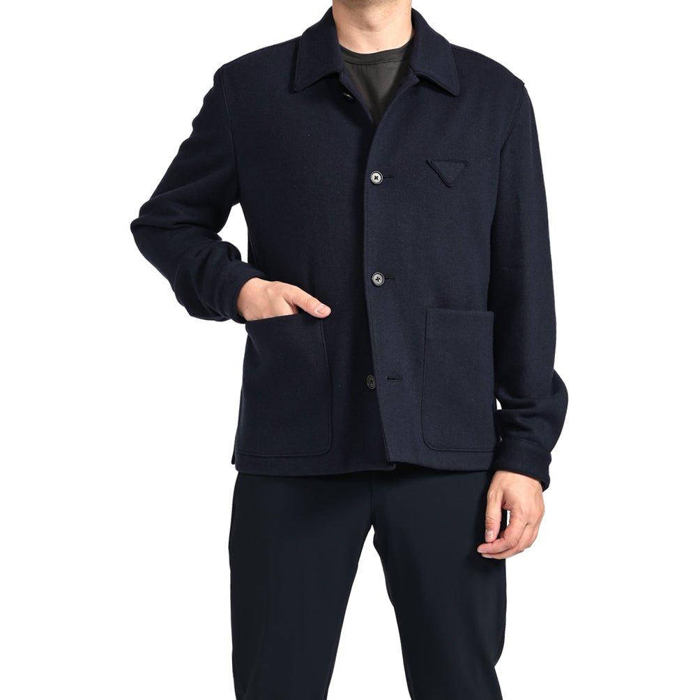 クリアランス対象｜PRADA プラダ / カシミヤウール トライアングルロゴ