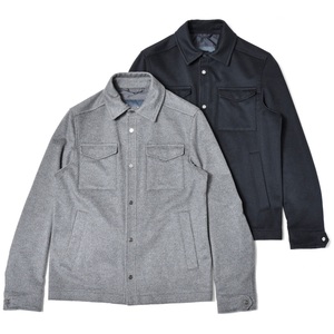 HERNO（ヘルノ）ウールカシミアフランネルシャツブルゾン GI000312U