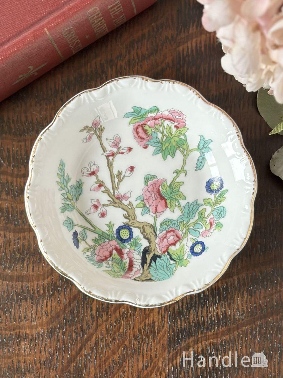 イギリスから届いたビンテージプレート、風景画が描かれた英国の絵皿(k