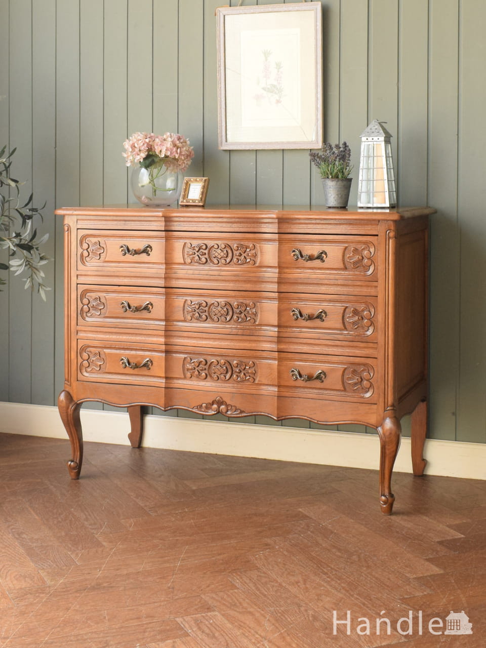 フランスからのビンテージ家具、アンティークのチェスト（ドロワー）(x