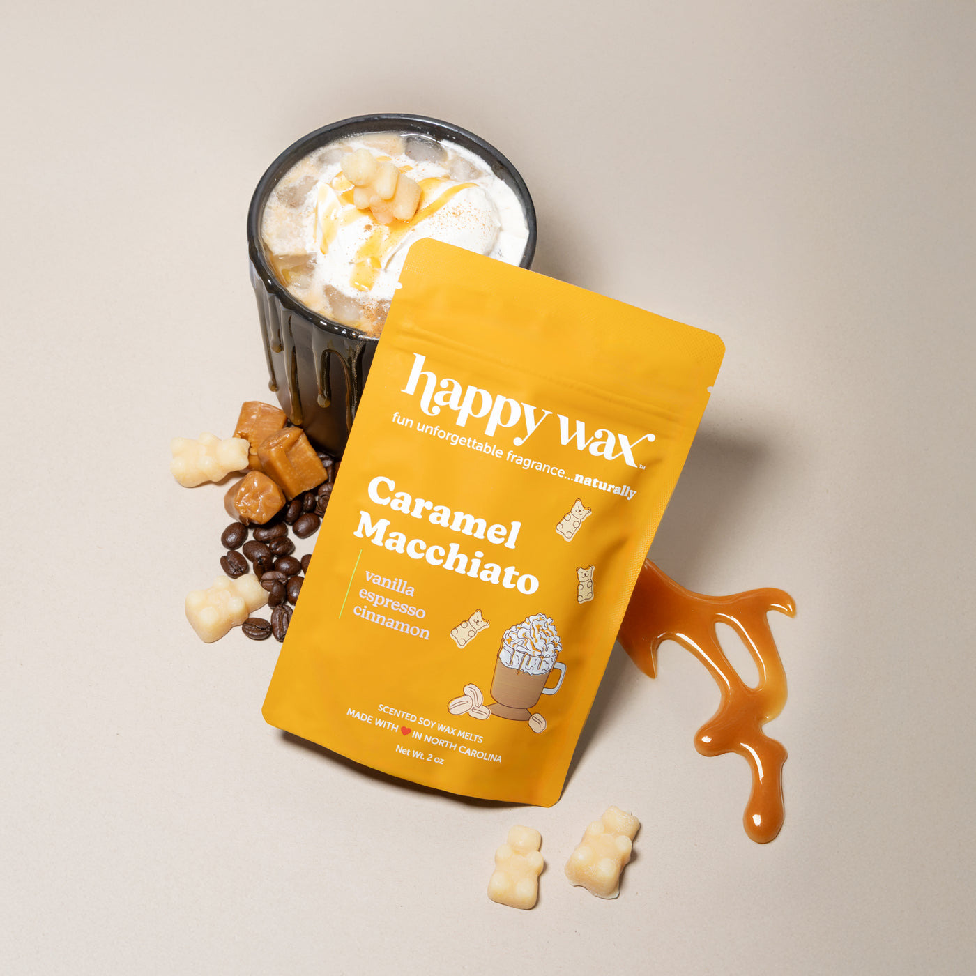 Caramel Macchiato Soy Wax Melts | Happy Wax