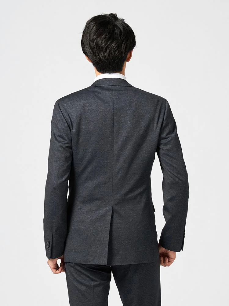 D．ブラウン 【Cassette Cross】スリーピーススーツ 2つボタン 上下